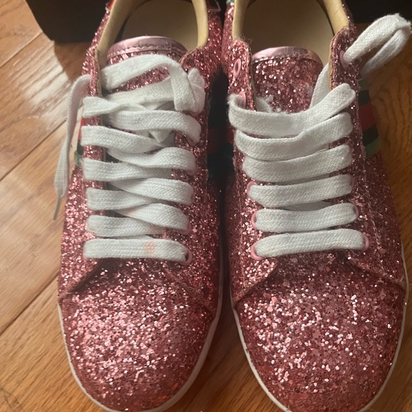 Gucci glitter ace sneakers - Picture 4 of 5